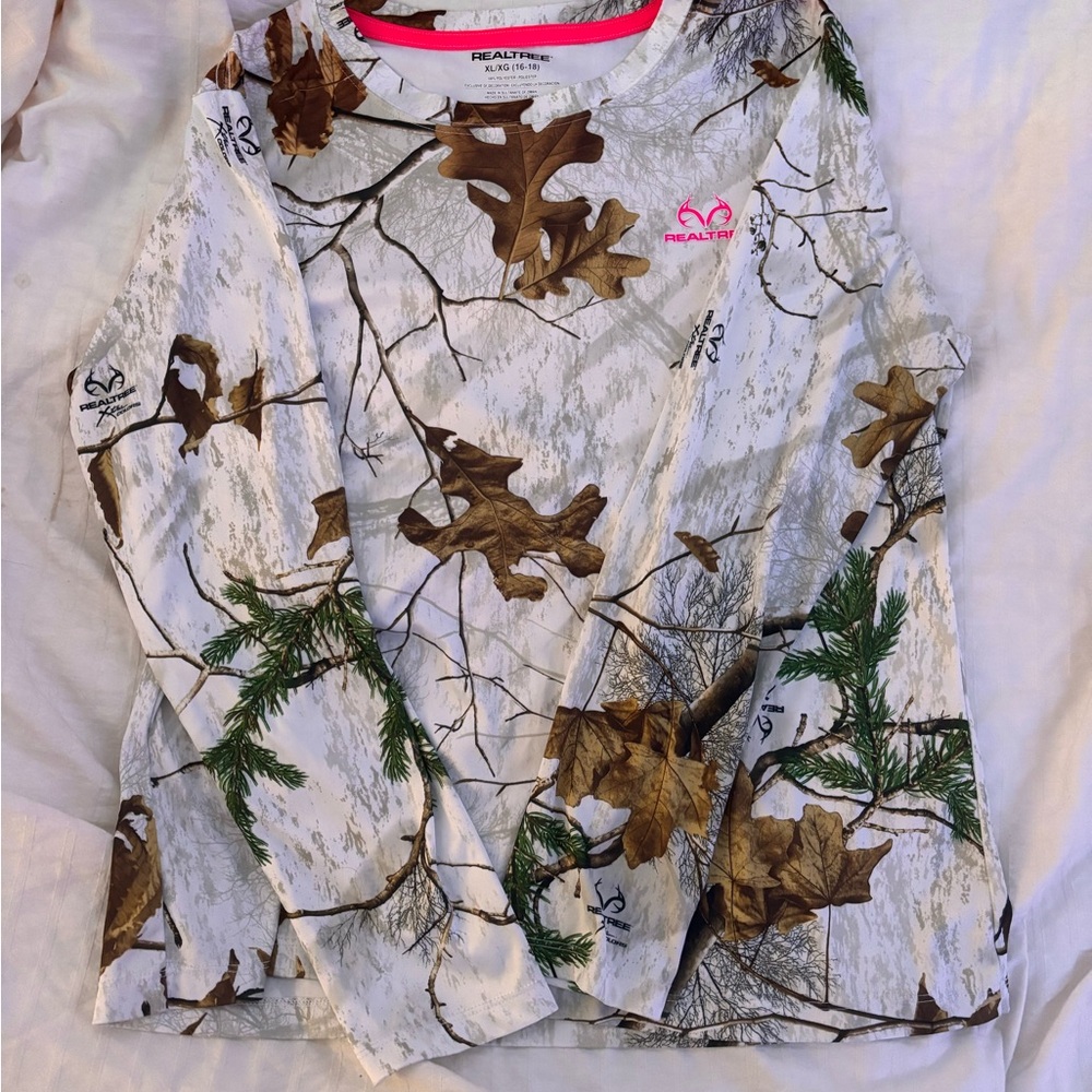 Realtree Kids Long Sleeve Camouflage Tee
